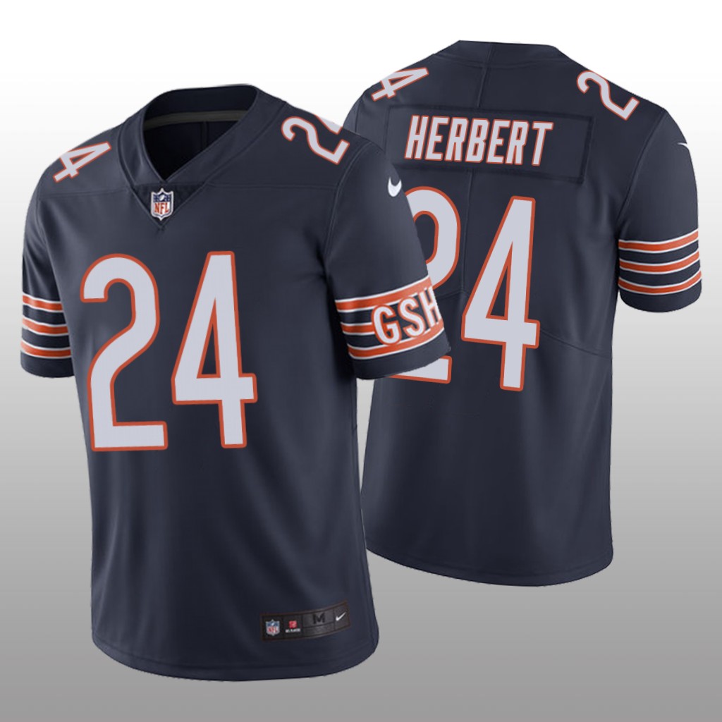Chicago Bears Khalil Herbert Navy Jersey Color Rush Limited - Men's