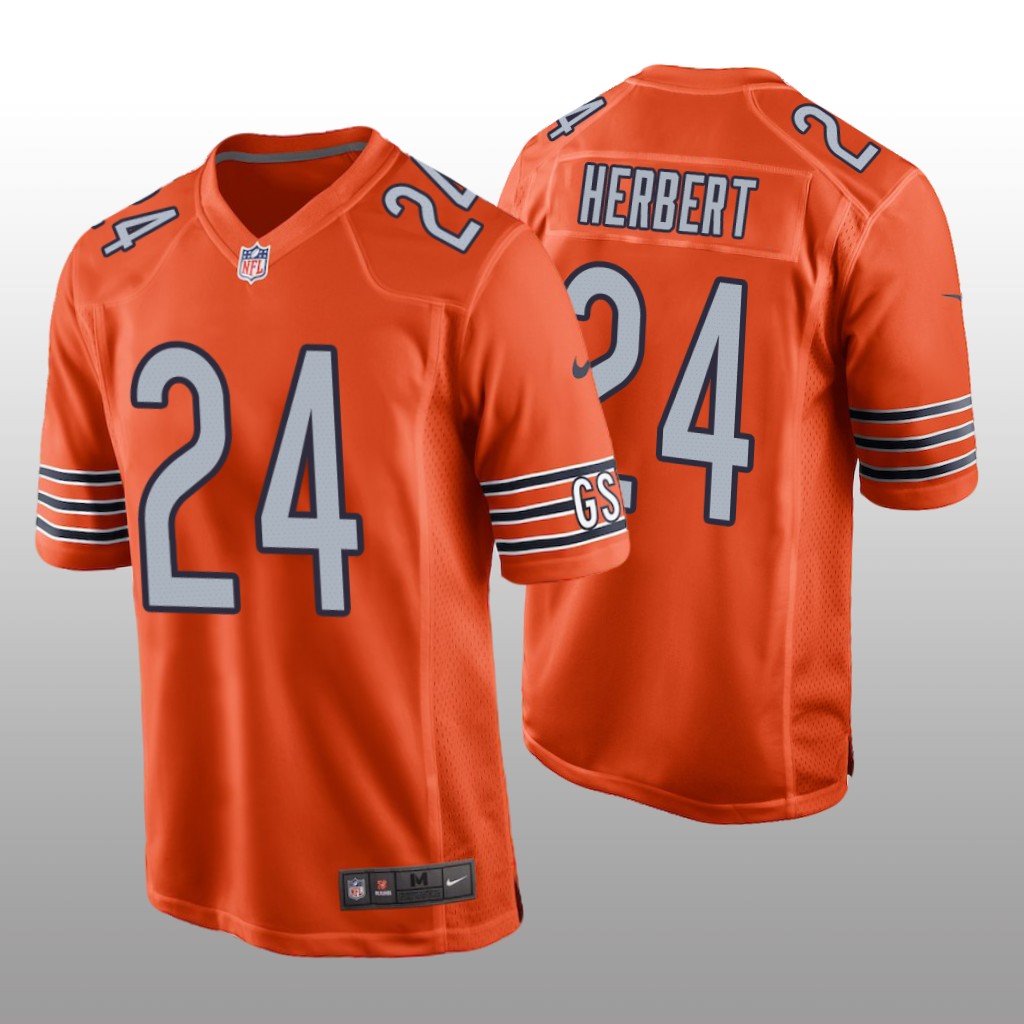 Chicago Bears Khalil Herbert Orange Jersey Alternate Game - Men's