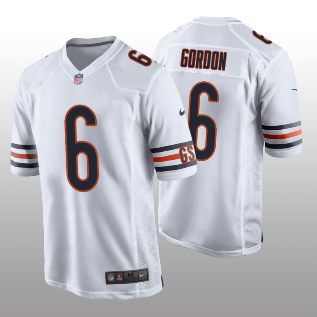 Chicago Bears Kyler Gordon White Jersey Game - Men's
