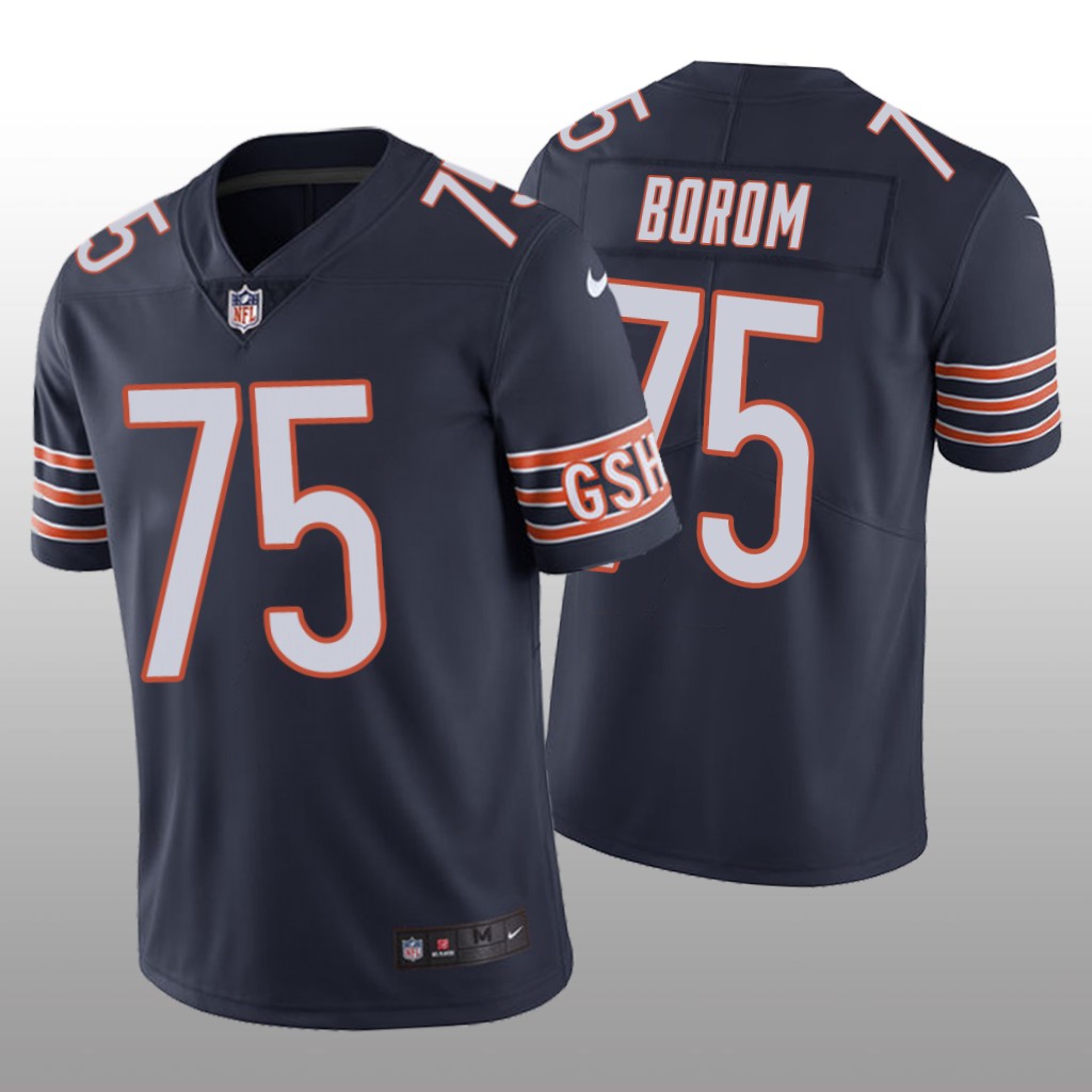 Chicago Bears Larry Borom Navy Jersey Color Rush Limited - Men's
