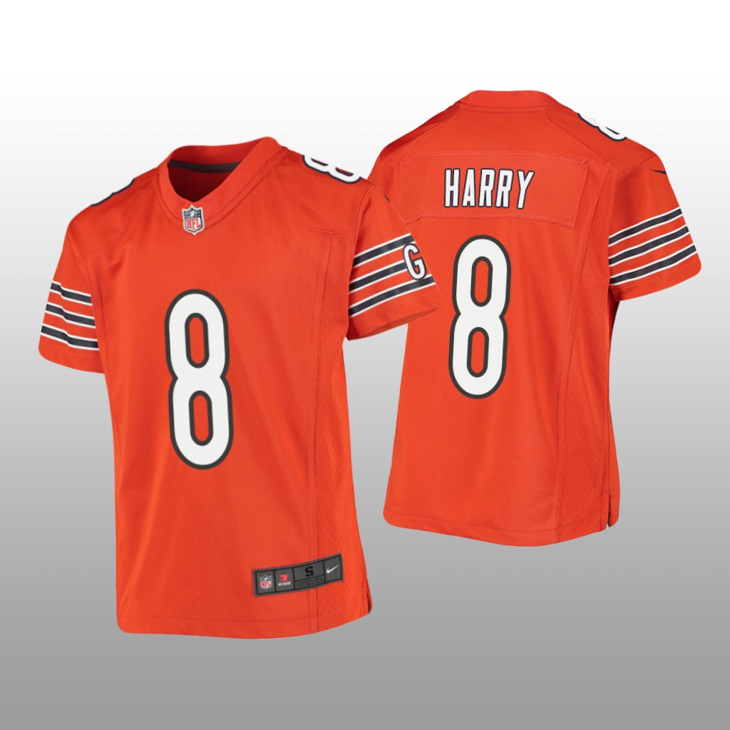 Chicago Bears N'Keal Harry Orange Jersey Game - Youth
