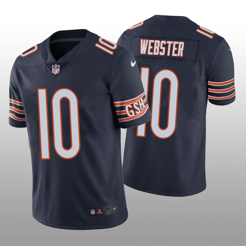 Chicago Bears Nsimba Webster Navy Jersey Vapor Limited Vapor Limited - Men's