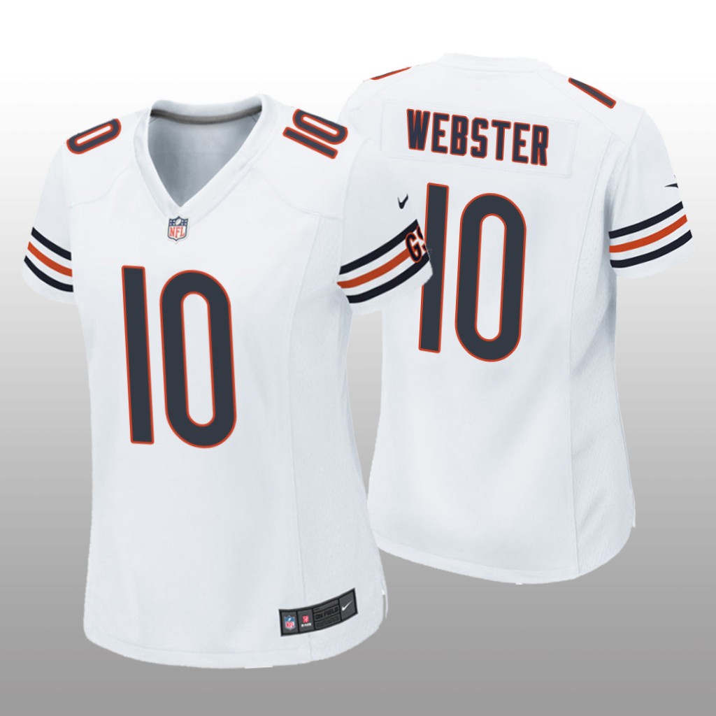 Chicago Bears Nsimba Webster White Jersey Game - Women's