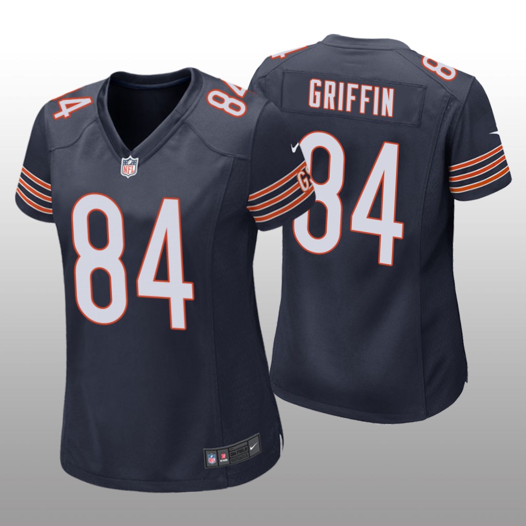 Chicago Bears Ryan Griffin Navy Jersey Game - Women's