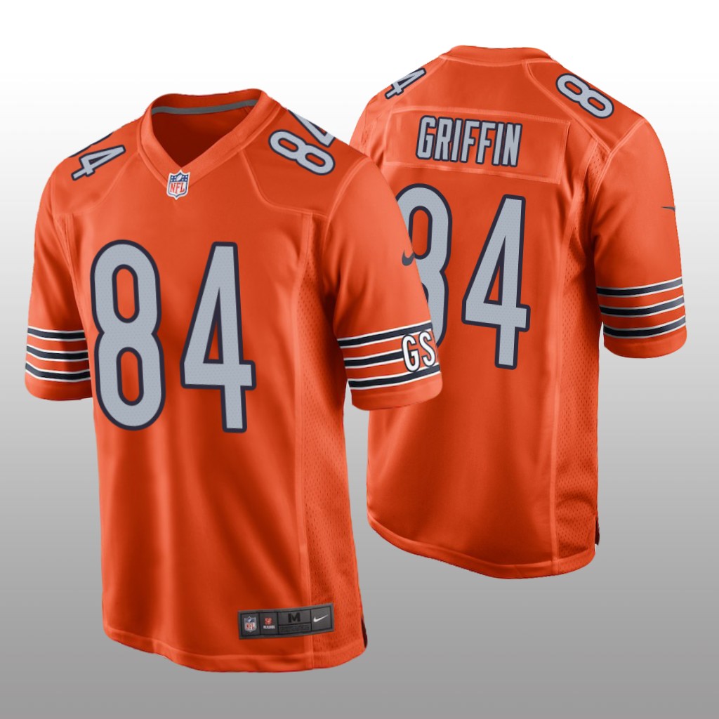 Chicago Bears Ryan Griffin Orange Jersey Alternate Game - Men's