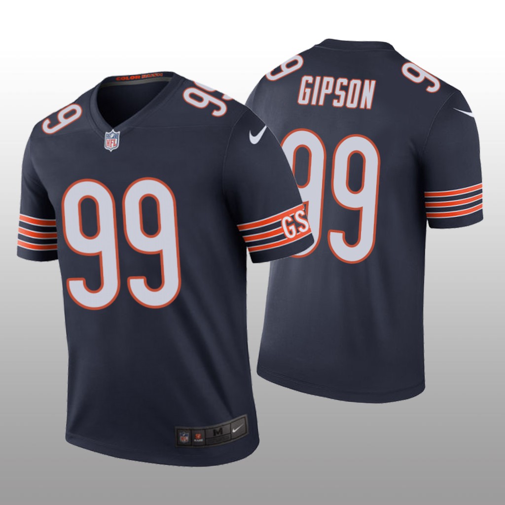 Chicago Bears Trevis Gipson Navy Jersey Color Rush Legend - Men's