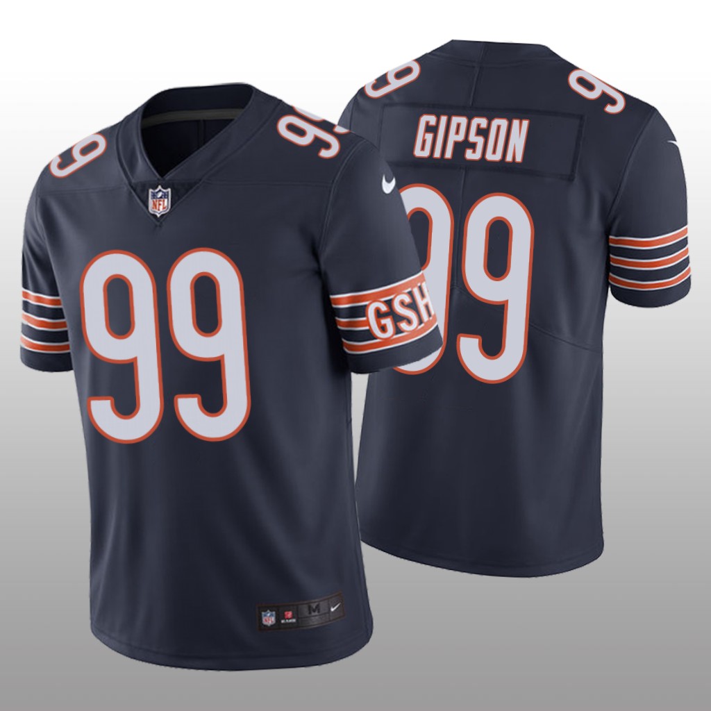 Chicago Bears Trevis Gipson Navy Jersey Color Rush Limited - Men's