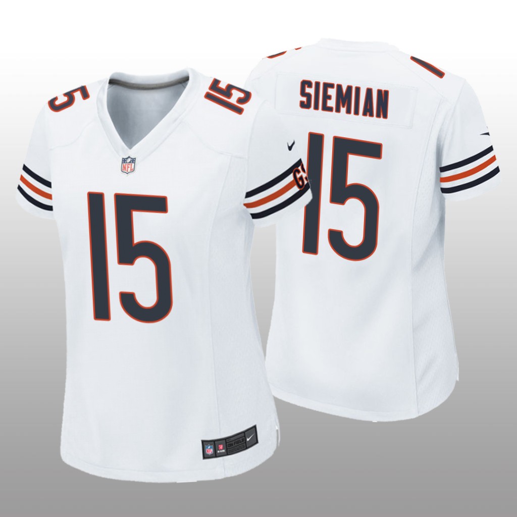 Chicago Bears Trevor Siemian White Jersey Game - Women's