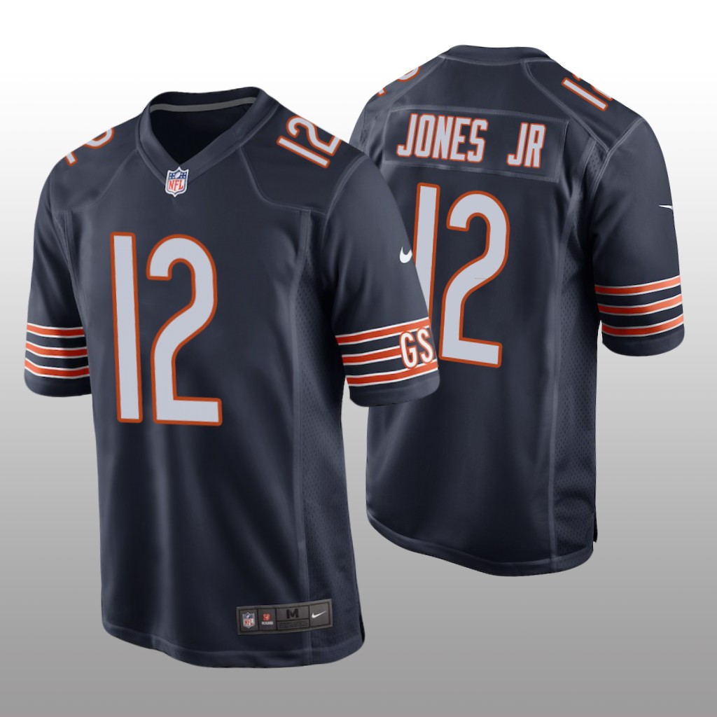Chicago Bears Velus Jones Jr. Navy Jersey Game - Men's