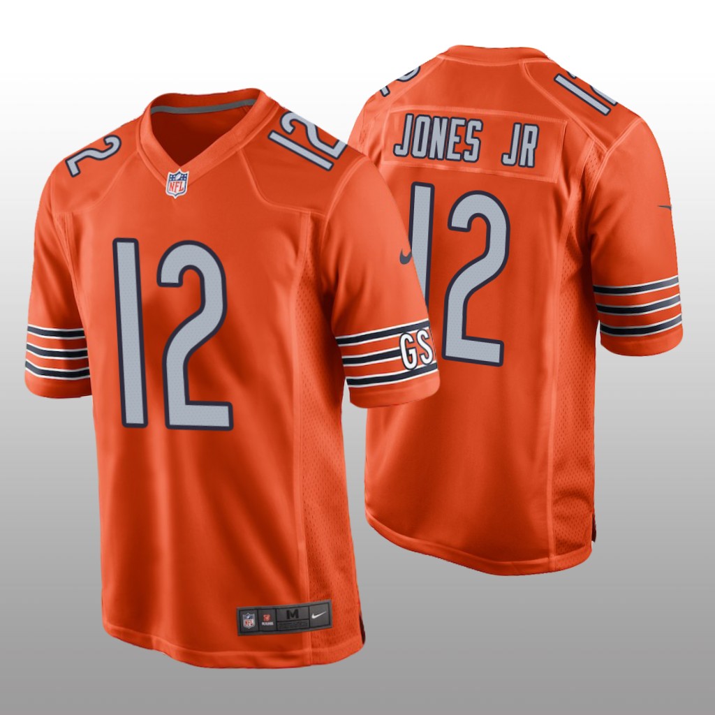 Chicago Bears Velus Jones Jr. Orange Jersey Alternate Game - Men's