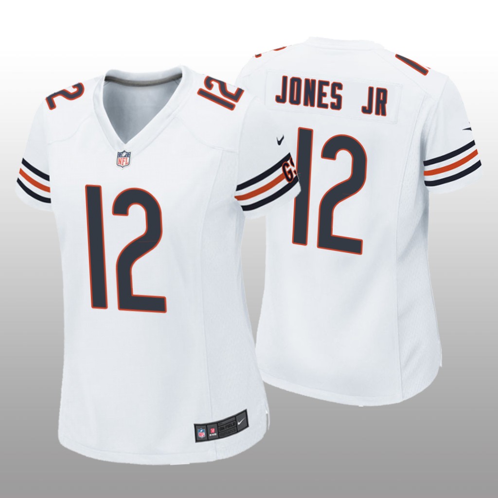 Chicago Bears Velus Jones Jr. White Jersey Game - Women's