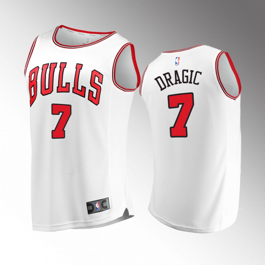 Chicago Bulls #7 Goran Dragic Jersey 2022-23  White