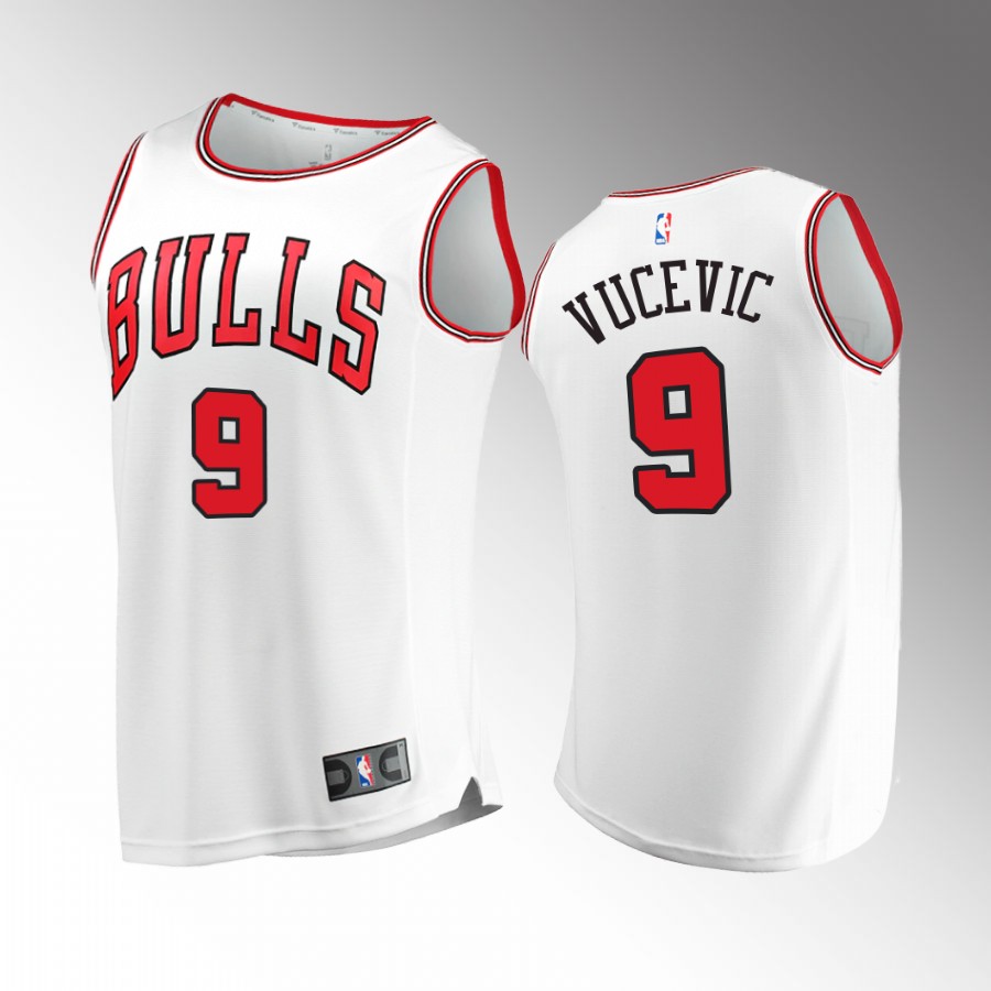 Chicago Bulls #9 Nikola Vucevic Association Jersey 2022-23  White