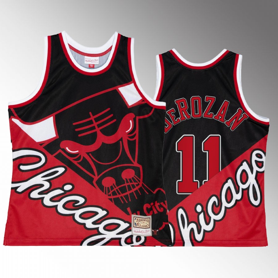 Chicago Bulls DeMar DeRozan Big Face 5.0 #11 Tank Top Red Black Two-Tone Fashion Men's Jersey Shirt