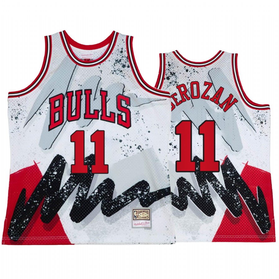 Chicago Bulls DeMar DeRozan Hyper Hoop #11 White Throwback 90s Jersey