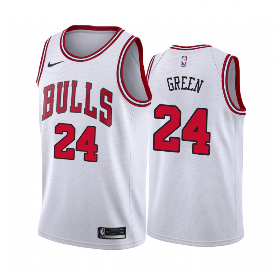 Chicago Bulls Javonte Green #24 White Association Edition Jersey 2021 Trade