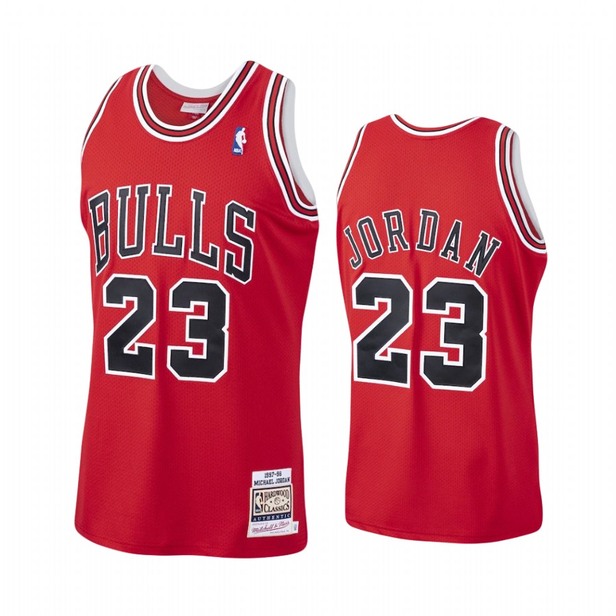 Chicago Bulls Michael Jordan #23 Hardwood Classics Jersey Men's