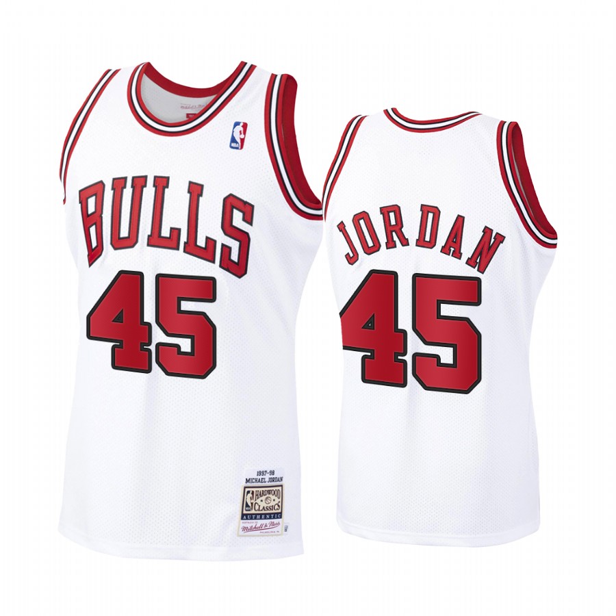 Chicago Bulls Michael Jordan #45 1984-85 Hardwood Classics Jersey Men's