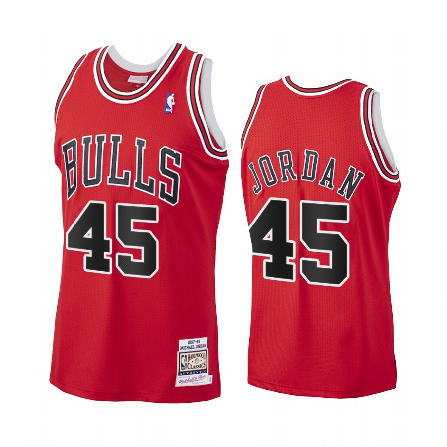 Chicago Bulls Michael Jordan #45 1984-85 Hardwood Classics Jersey Men's
