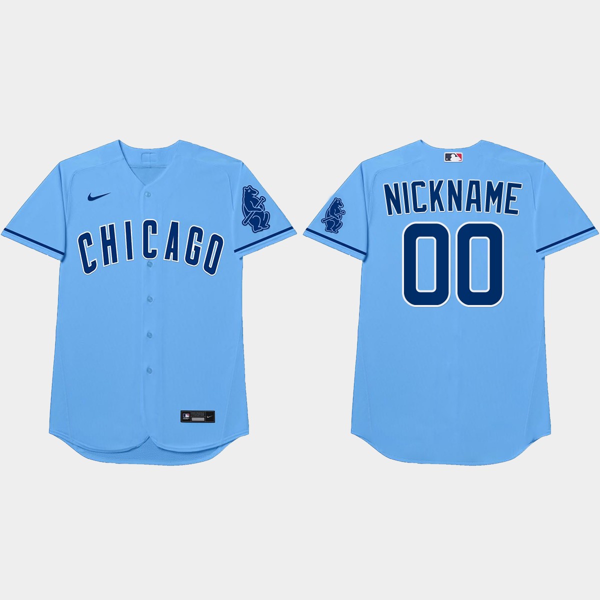 Chicago Cubs Custom 2021 Players' Weekend Nickname Jersey - Blue