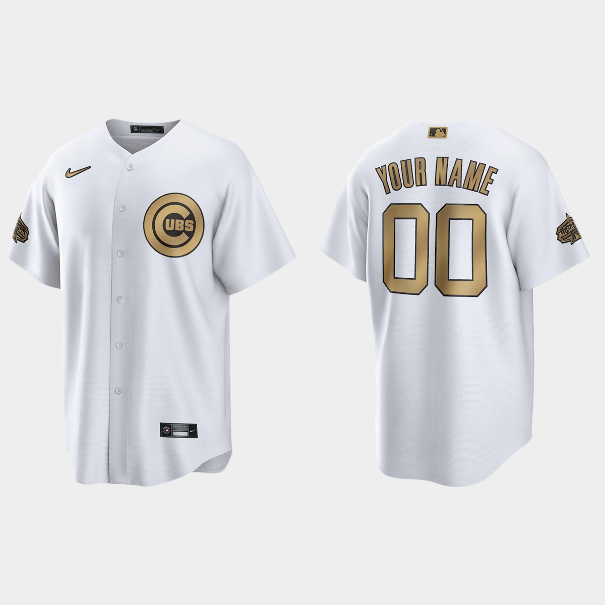 Chicago Cubs Custom 2022 MLB All-Star Game Jersey - White
