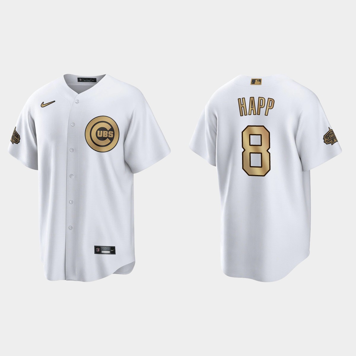 Chicago Cubs Ian Happ 2022 MLB All-Star Game Jersey - White