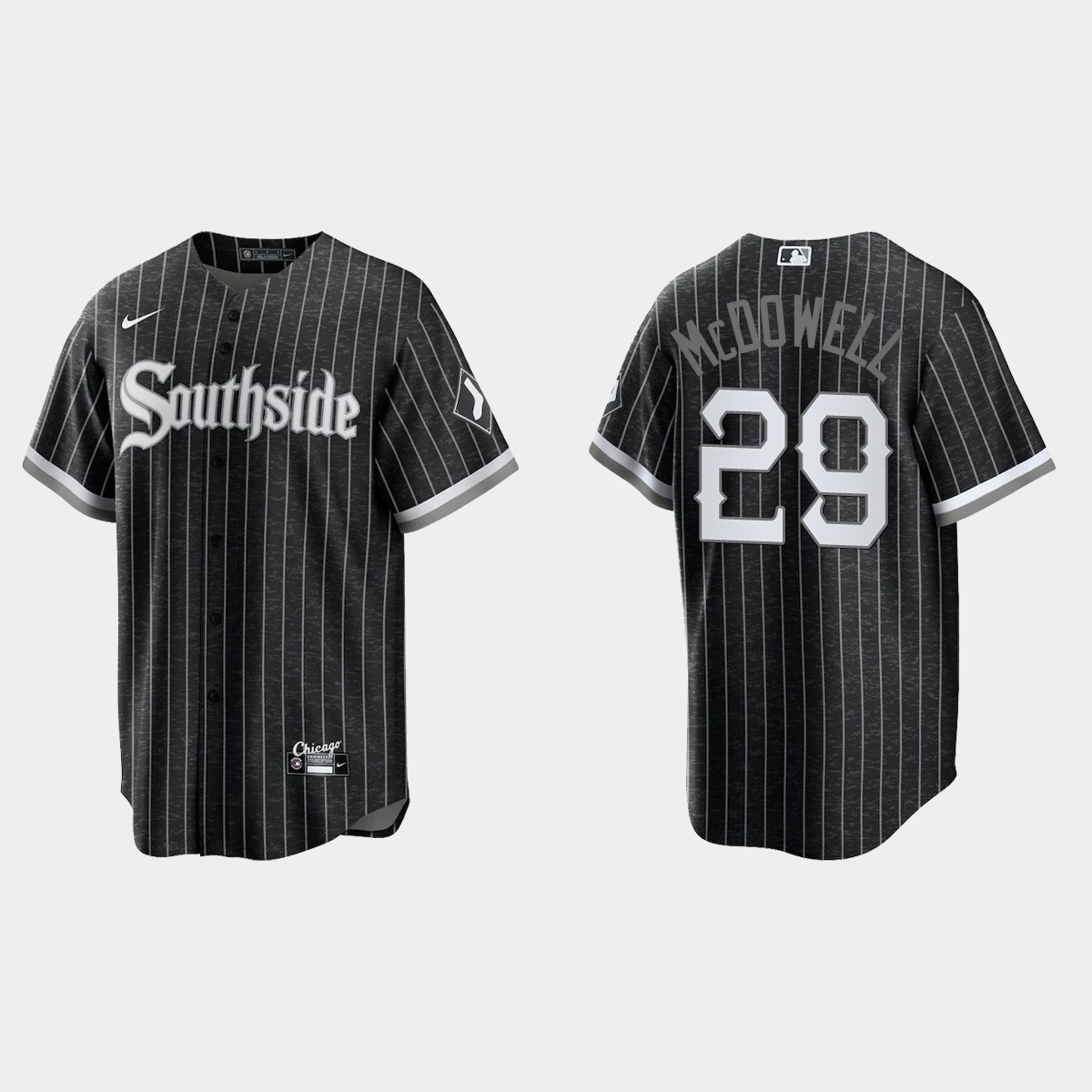Chicago White Sox #29 Jack McDowell 2021 City Connect Jersey - Black
