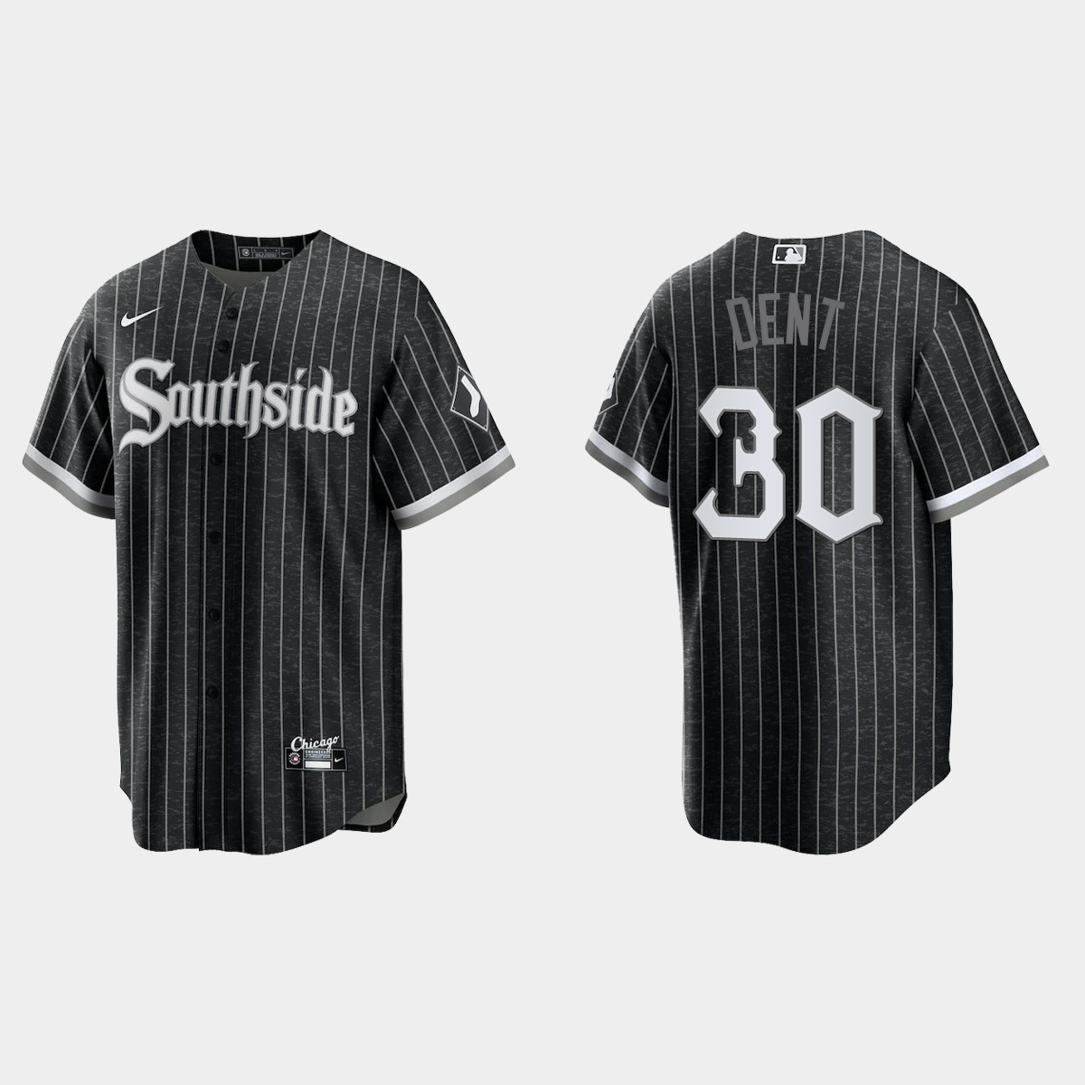 Chicago White Sox #30 Bucky Dent 2021 City Connect Jersey - Black