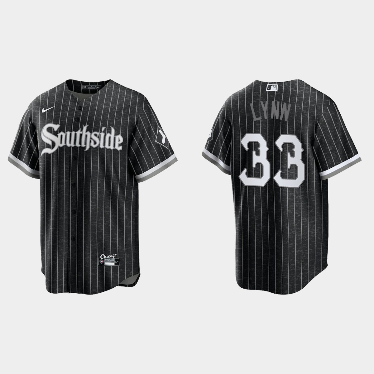 Chicago White Sox #33 Lance Lynn 2021 City Connect Jersey - Black