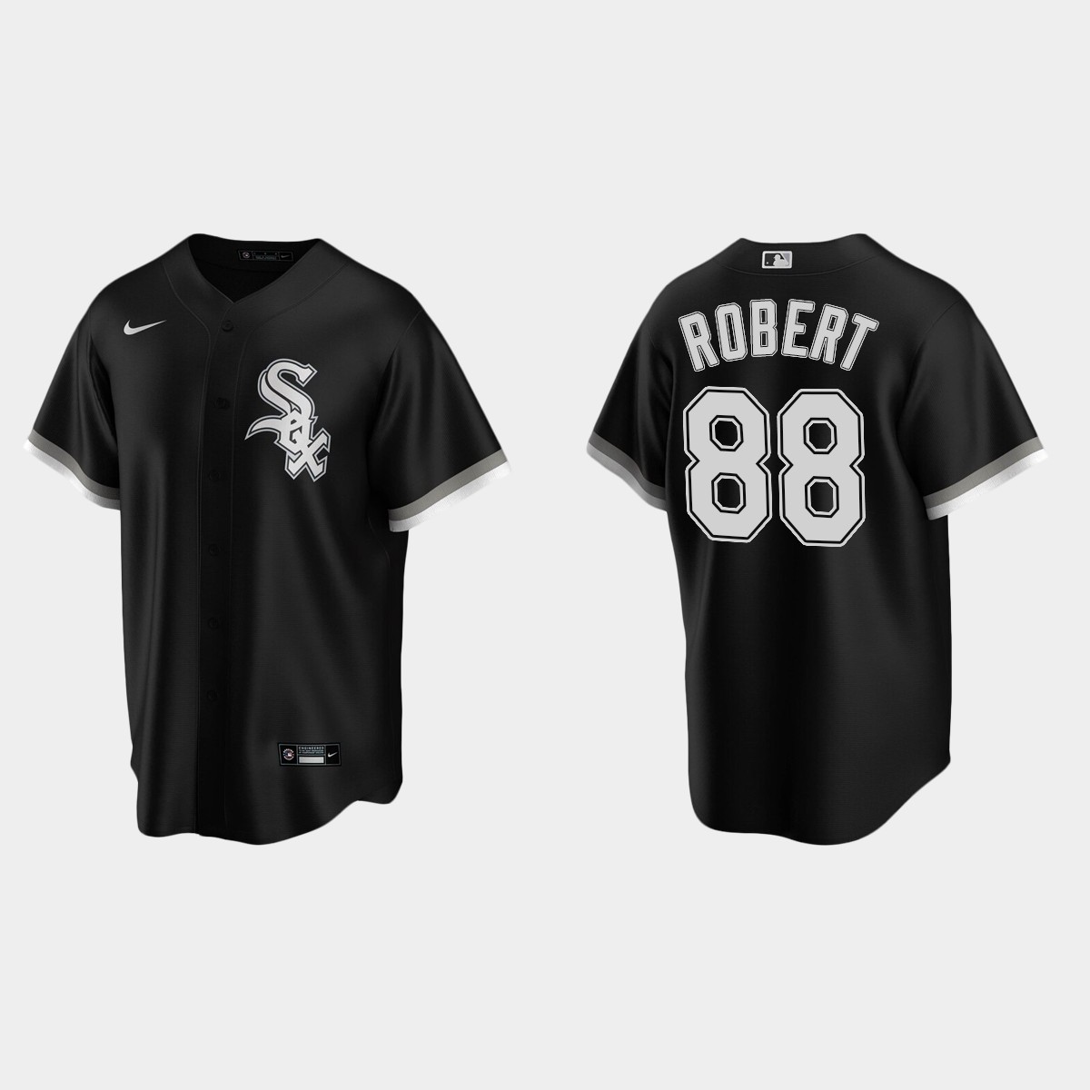 Chicago White Sox #88 Luis Robert 2020 Alternate Team Jersey - Black
