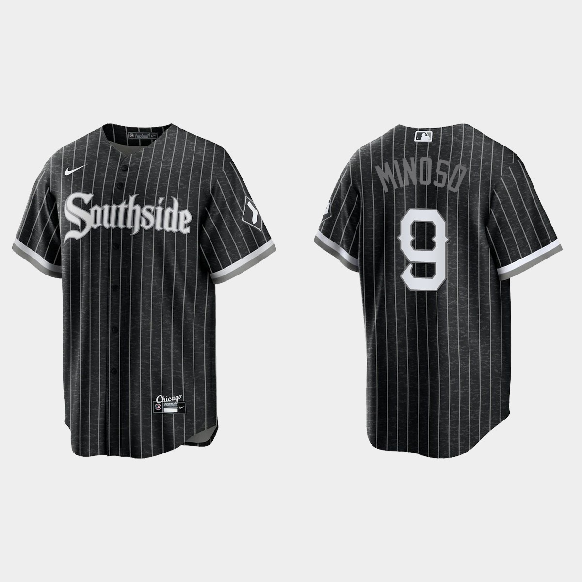 Chicago White Sox #9 Minnie Minoso 2021 City Connect Jersey - Black