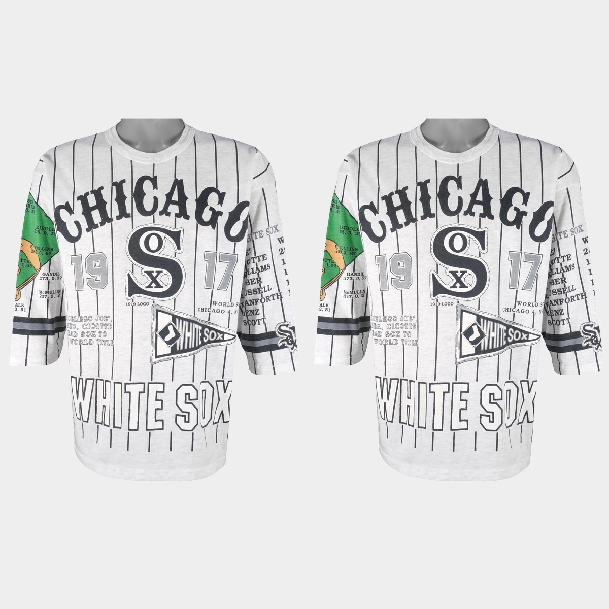 Chicago White Sox 1917 World Series Long Gone Jersey - White