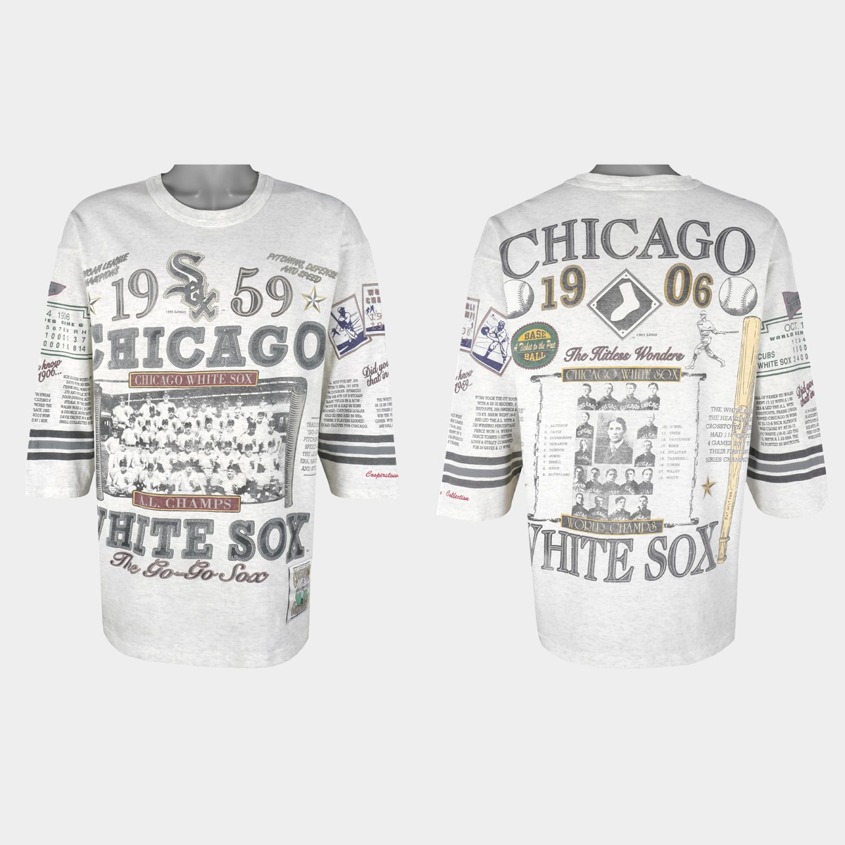 Chicago White Sox 1959 AL Champs Long Gone Jersey - White