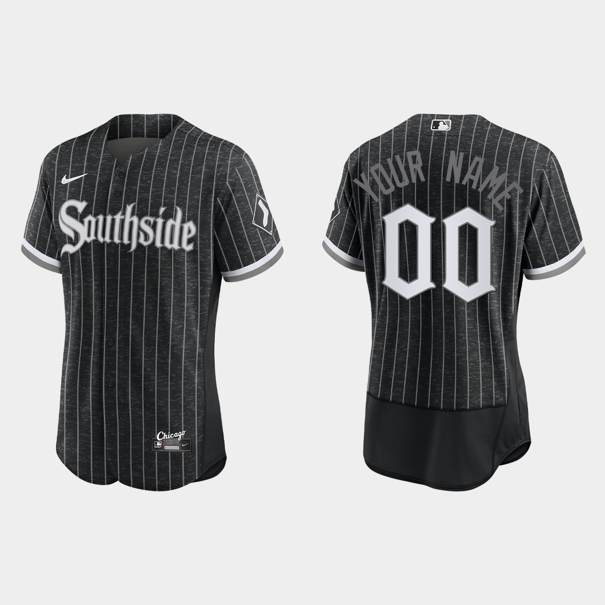 Chicago White Sox Custom 2021 City Connect Jersey - Black