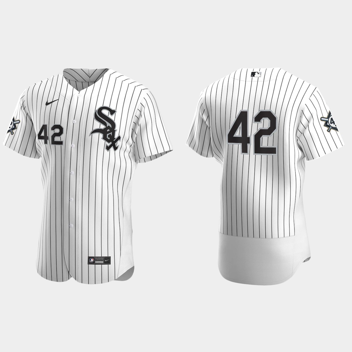 Chicago White Sox Jackie Robinson Day Jersey - White Black