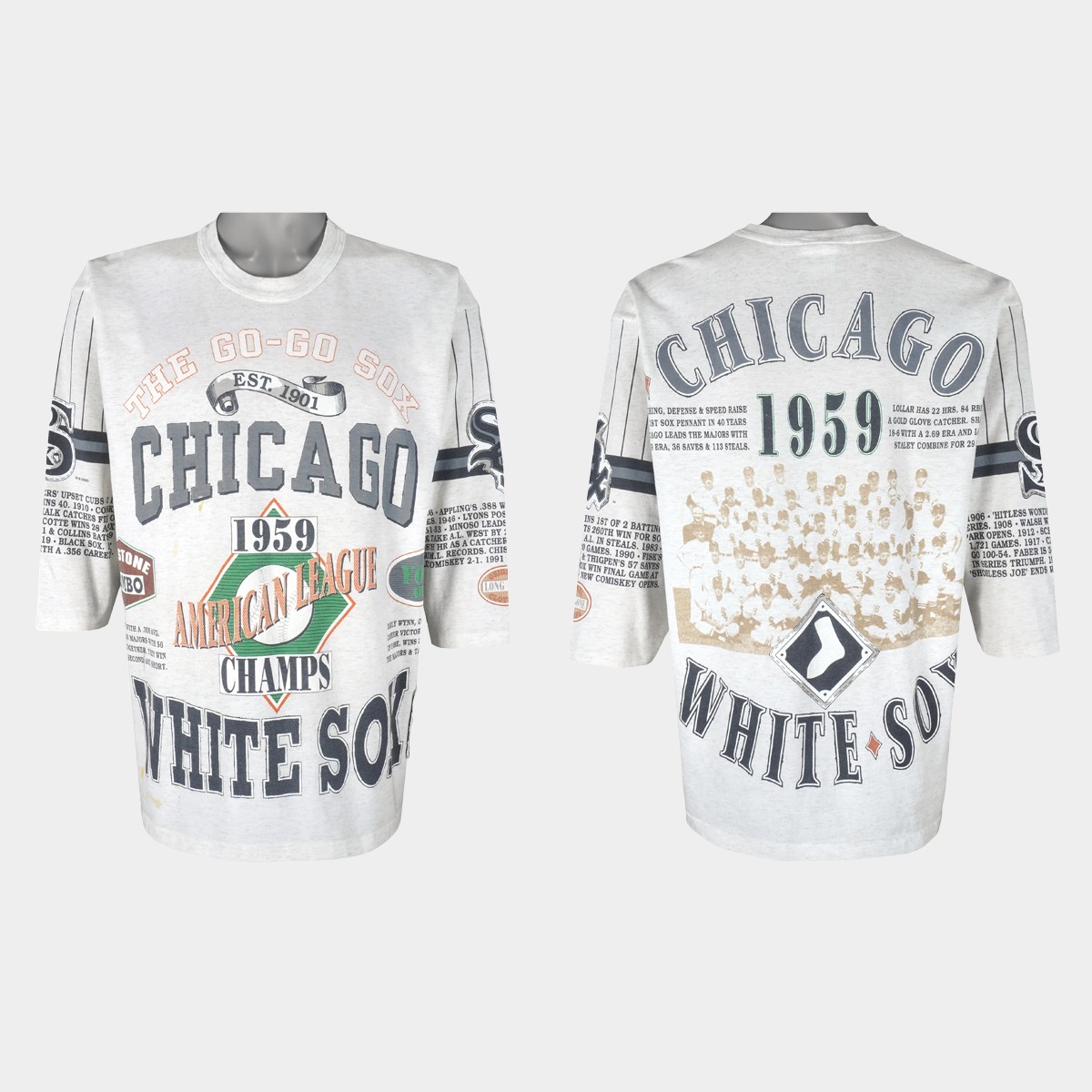 Chicago White Sox The Go-Go Sox Long Gone Jersey - White