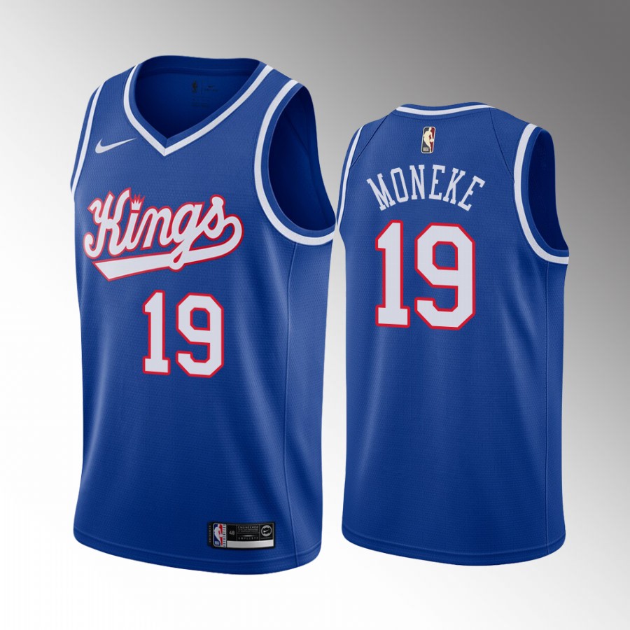 Chima Moneke Sacramento Kings #19 Blue Jersey Classic Edition Swingman