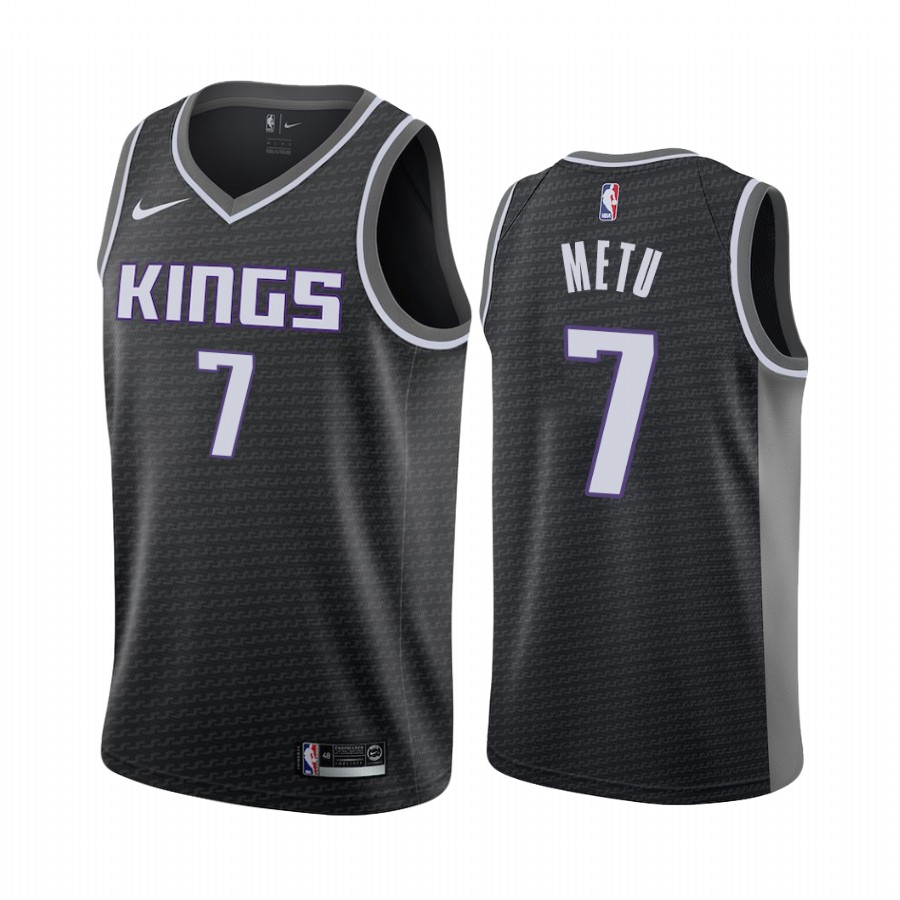 Chimezie Metu Sacramento Kings 2021-22 Statement Edition Black #7 Jersey