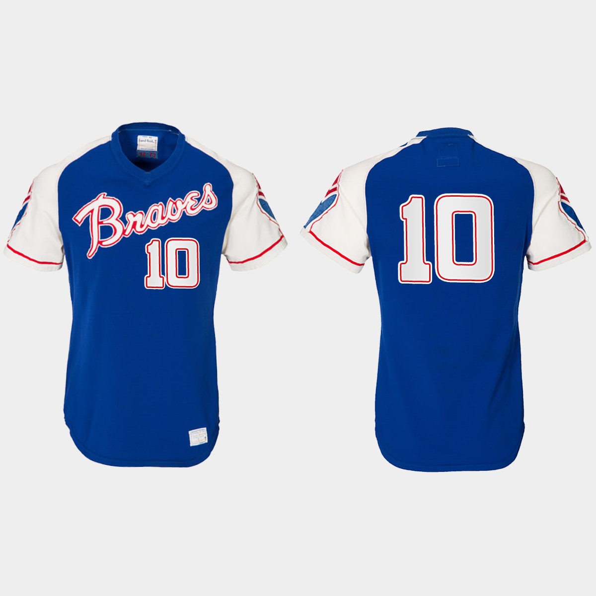 Chipper Jones Atlanta Braves Heritage Throwback Jersey - Royal