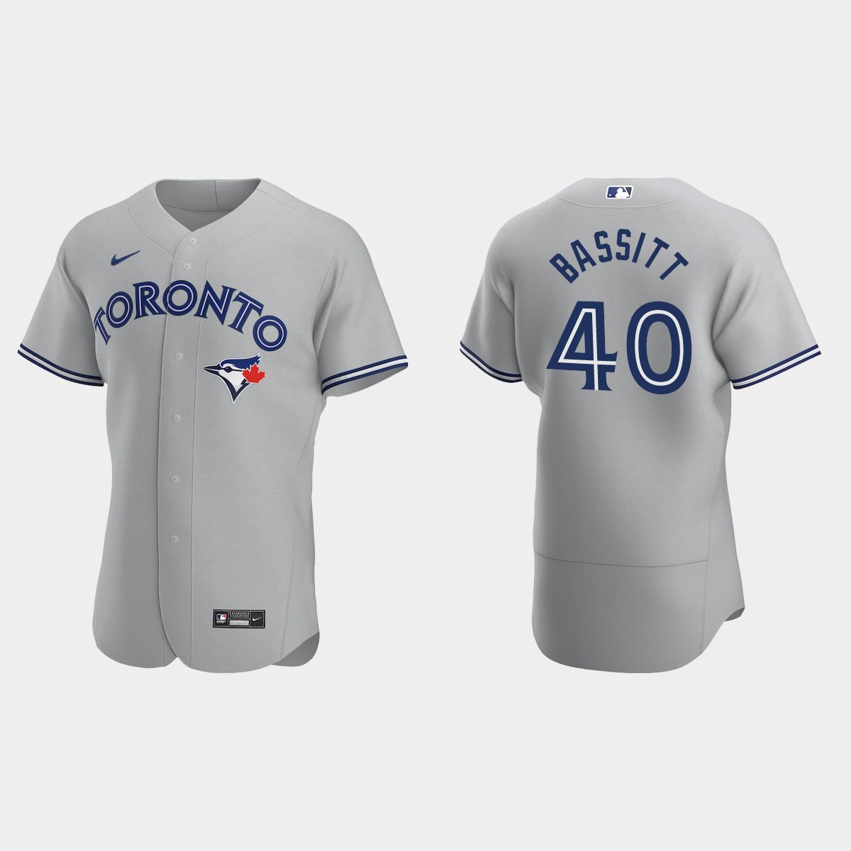 Chris Bassitt Toronto Blue Jays Road Jersey - Gray