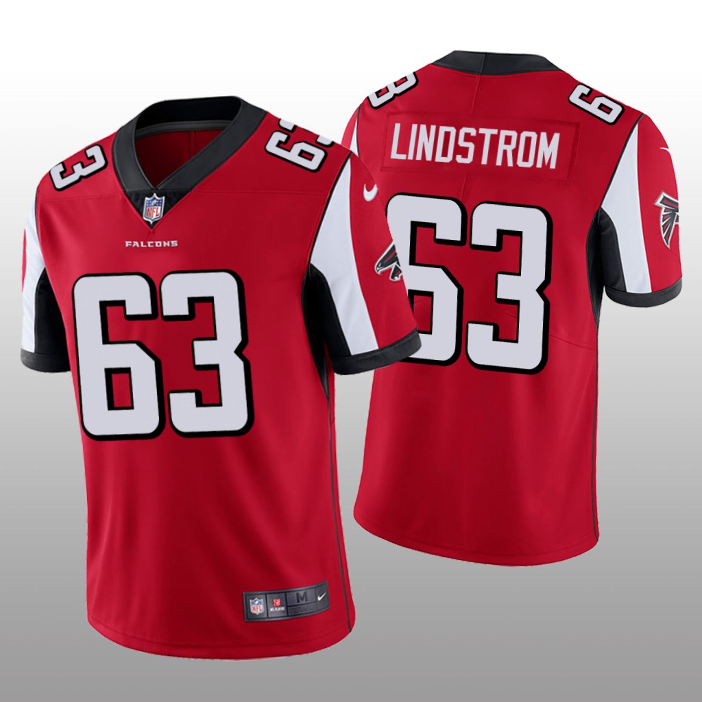 Chris Lindstrom Atlanta Falcons Red NFL Draft Vapor Limited Jersey