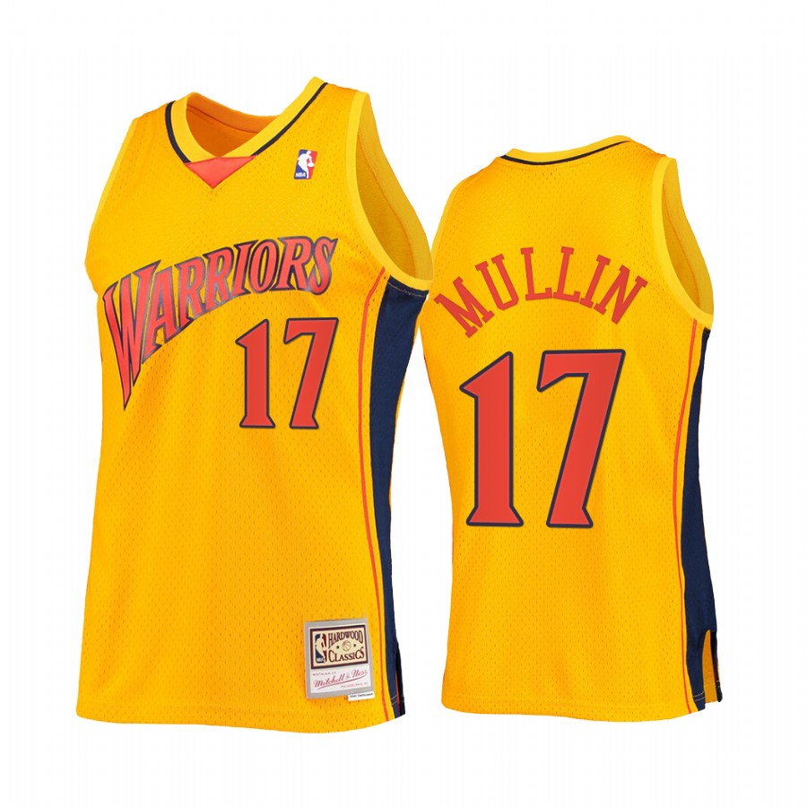 Chris Mullin 17 Golden State Warriors Reload 2.0 Gold Jersey HWC Swingman