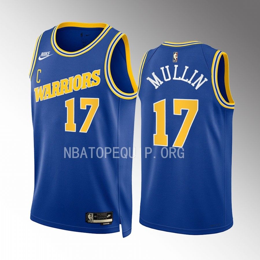 Chris Mullin Golden State Warriors #17 Blue Jersey 2022-23 Classic Edition Swingman