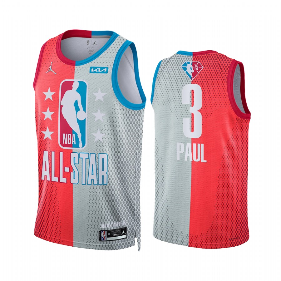 Chris Paul 2022 NBA All-Star Suns Jersey Maroon Gray Split Limited Uniform