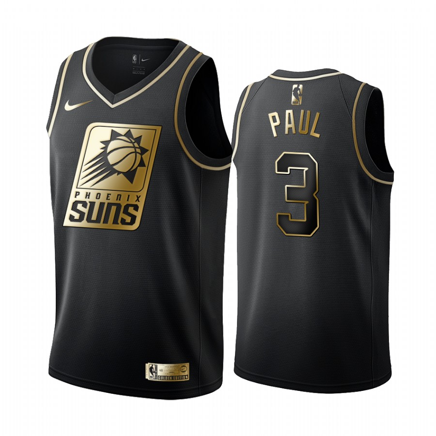 Chris Paul Phoenix Suns 2020-21 Black Golden Edition Jersey 2020 Trade