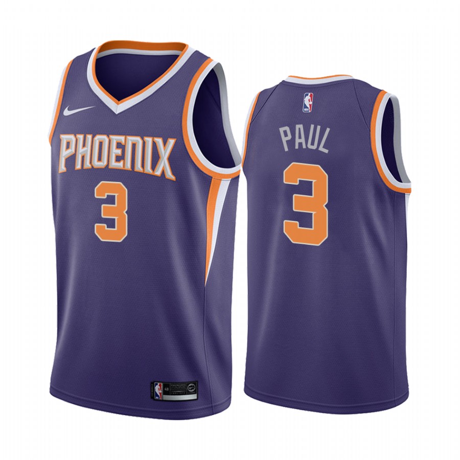 Chris Paul Phoenix Suns 2020-21 Purple Icon Edition Jersey 2020 Trade