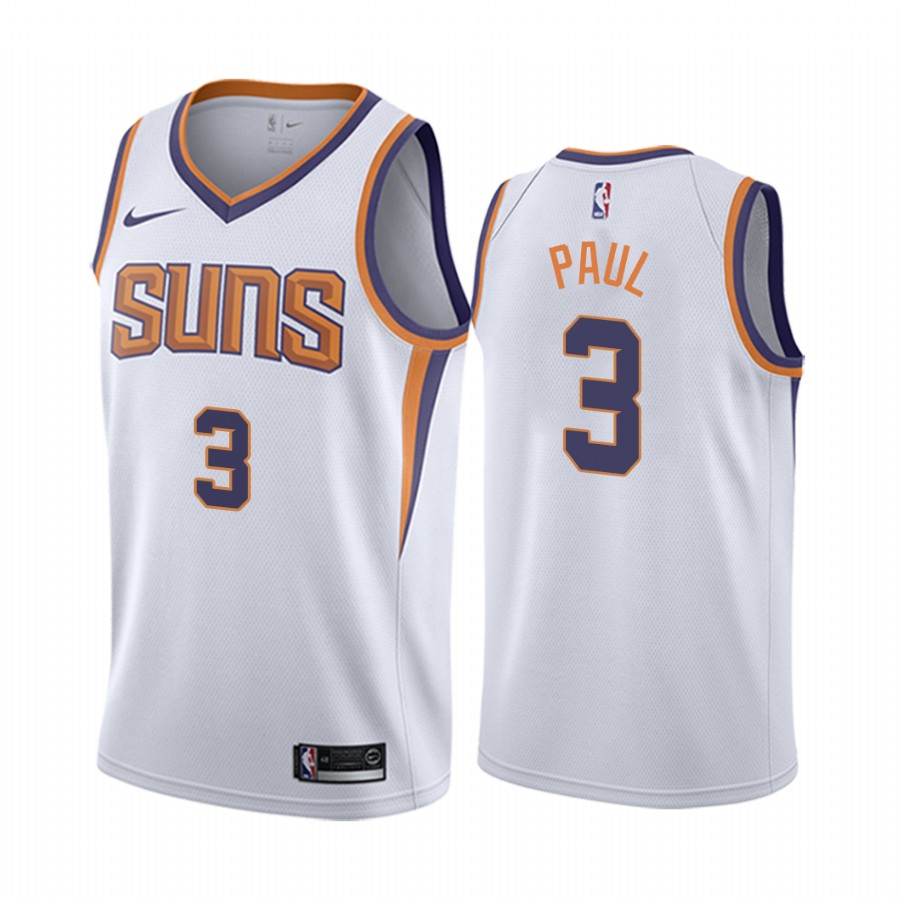 Chris Paul Phoenix Suns 2020-21 White Association Edition Jersey 2020 Trade