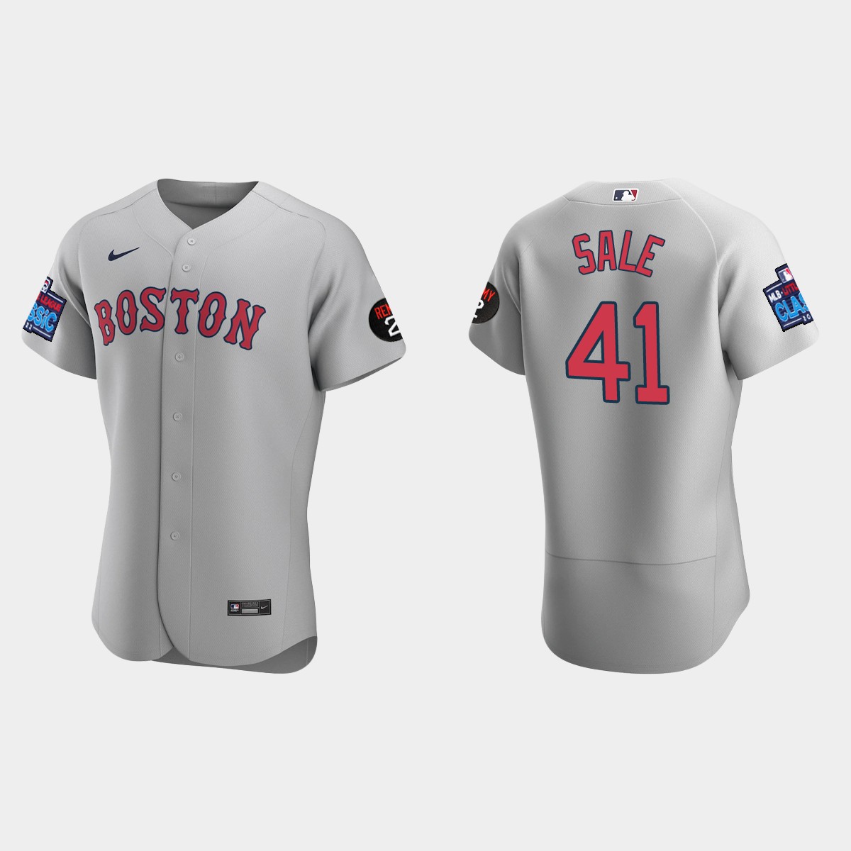 Chris Sale Boston Red Sox 2022 Little League Classic Jersey - Gray