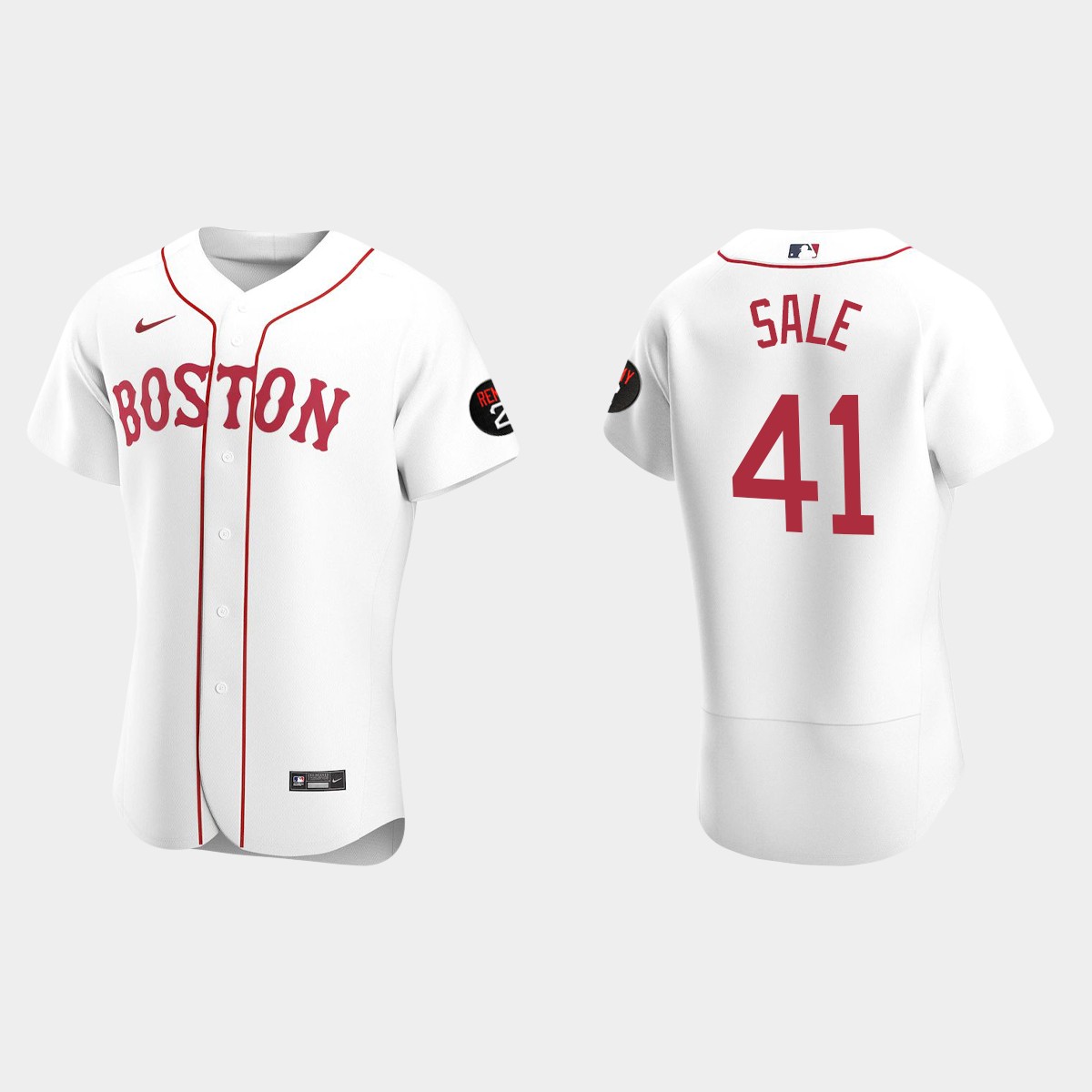 Chris Sale Boston Red Sox Jerry Remy Jersey - White