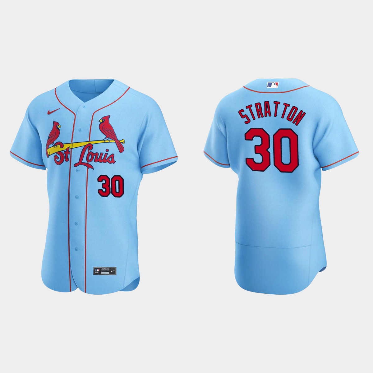 Chris Stratton St. Louis Cardinals Alternate Jersey - Light Blue